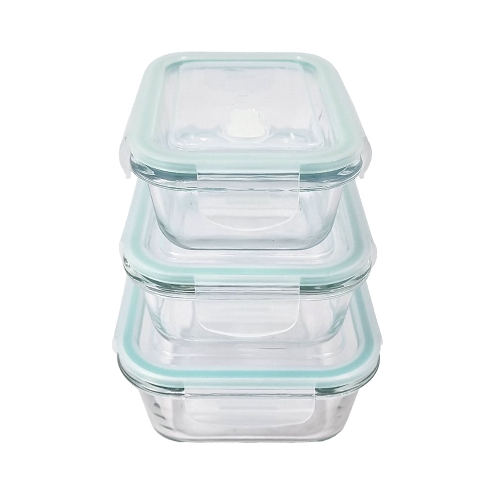 Набор стеклянных контейнеров для хранения продуктов URM набор из 2 х стеклянных банок mallony