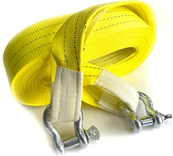 Изображение товара Трос буксировочный ТамбовТехСнаб 14т 8м с шаклами 7930124362773