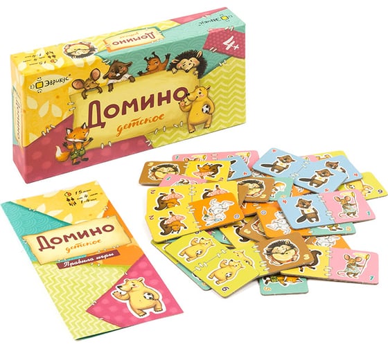 Изображение товара Настольная игра Эврикус Домино детское 498383