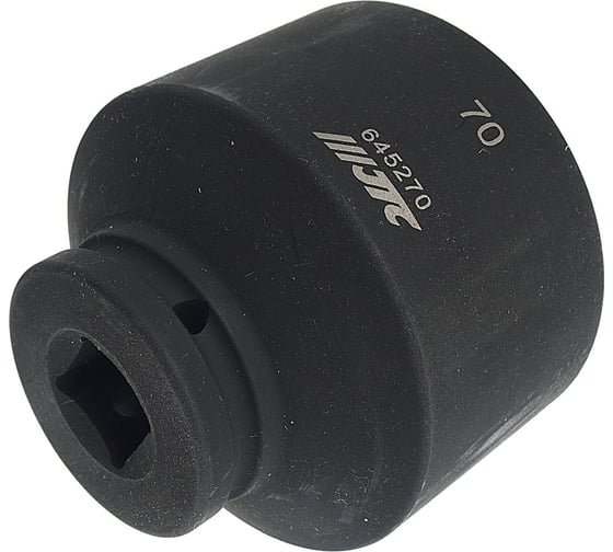 Изображение товара Головка торцевая ударная 6-гранная 70 мм, 3/4", длина 85 мм JTC JTC-645270