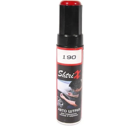 Изображение товара Профессиональный карандаш с кисточкой для удаления сколов и царапин Аэрохим Shtrix Калифорнийский мак LADA 190