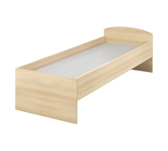 Изображение товара Кровать односпальная Монолит Маллоу 760x2050x600 Акация лорка31 ГМЛ08 ГМЛ08.31