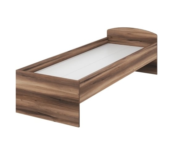 Изображение товара Кровать односпальная Монолит Маллоу 760x2050x600 Вяз Аврора каменный43 ГМЛ08 ГМЛ08.43