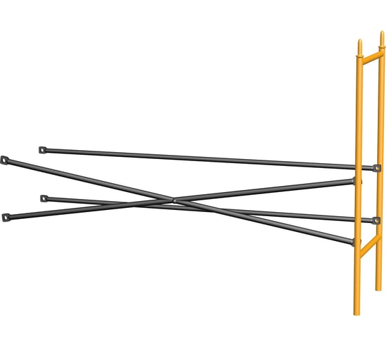 Изображение товара Дополнительная полусекция фасадных лесов ЛРСП-250 РИНСТРОЙ 4610043591524