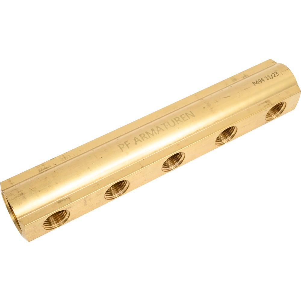 Изображение товара Латунный коллектор PROFACTOR двусторонний 1/2 дюйма 5 выходов