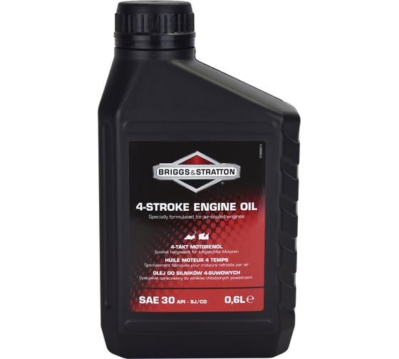 Изображение товара Масло SAE-30 (0.6 л) для 4-х тактных двигателей Briggs&Stratton 100005E-V