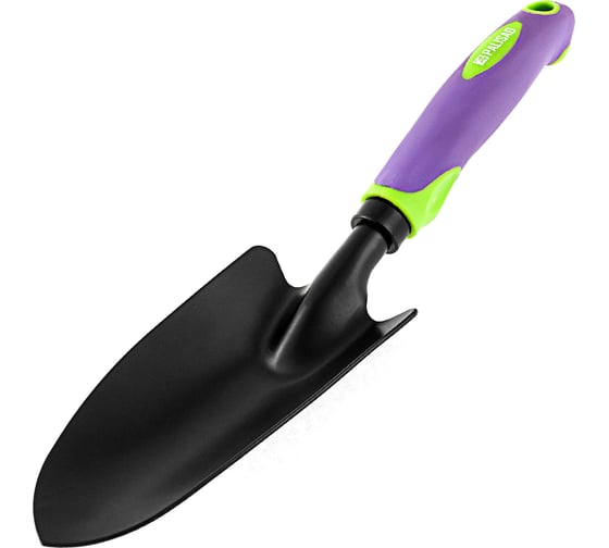 Изображение товара Широкий посадочный совок PALISAD 85x335 мм, стальной, обрезиненная эргономичная рукоятка LSR1 62060