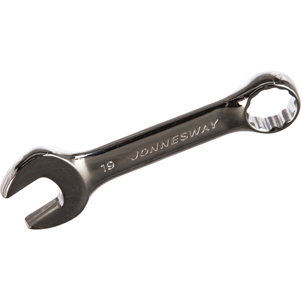 Изображение товара Комбинированный короткий ключ Jonnesway 19 мм W53119 профессиональный инструмент