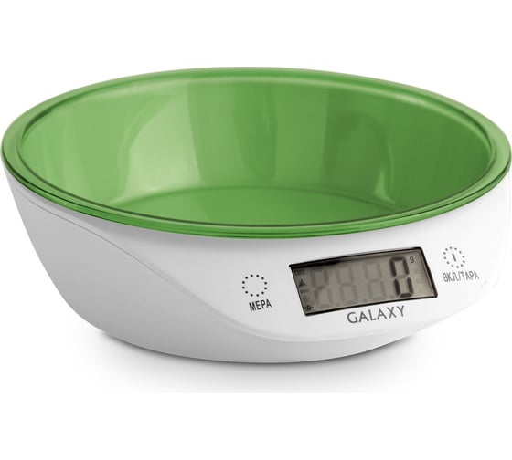 Изображение товара Кухонные электронные весы Galaxy до 5 кг, ЖК-дисплей гл2804