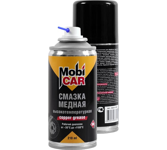 Изображение товара Медная высокотемпературная смазка Mobicar +1100С, 210 мл 0523-01 MC