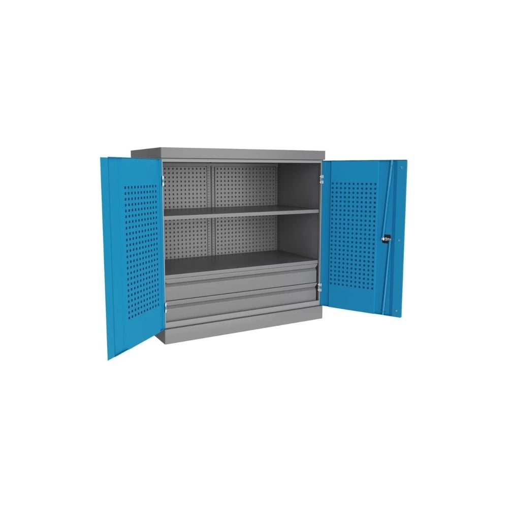 Изображение товара Шкаф металлический верстакофф TNC 100.B2.S2 180х100х50см для инструментов