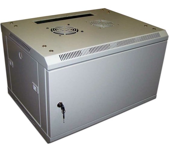 Изображение товара Настенный шкаф TWT Pro 12U 600x600, металлическая дверь, CBW2-12U-6x6-M TWT-CBW2-12U-6x6-M