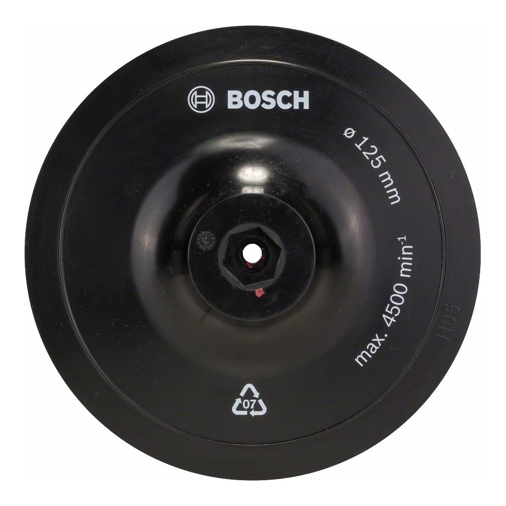 Изображение товара Насадка под круги на липучке Bosch 125 мм 8 мм