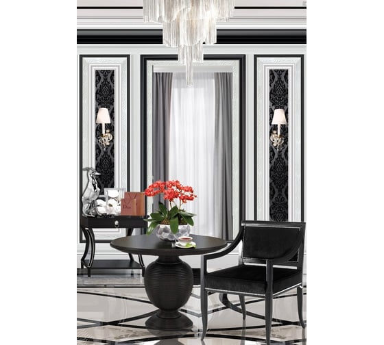 Изображение товара Потолочный плинтус Decomaster 60x17x2400 мм D219-114 ДМ