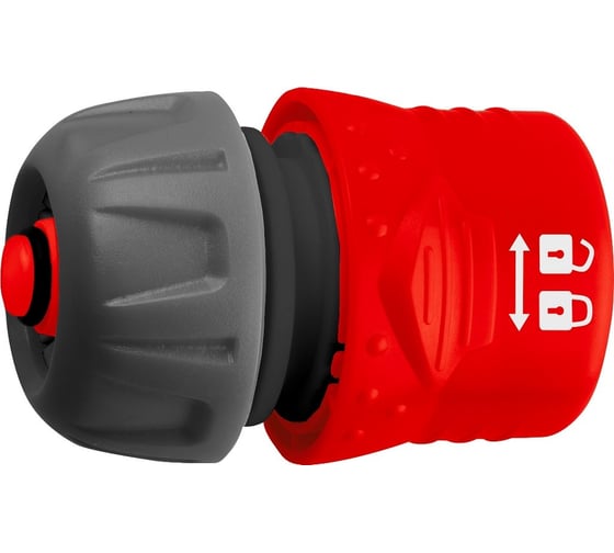 Изображение товара Соединитель пластмассовый 3/4" c автостопом и запирающим механизмом Grinda 8-426332