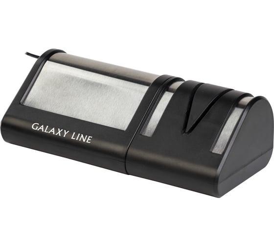 Изображение товара Точилка для ножей Galaxy LINE GL 2442, черный с серебристым, электрическая, 18 Вт, для металлич-х, кухонных, керамических, спортивных, складных ножей 7021224420
