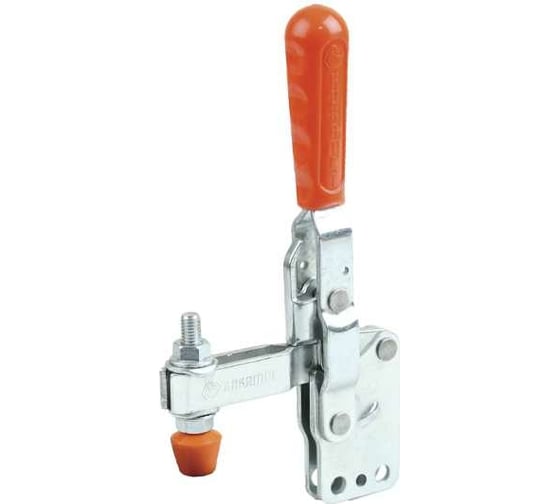 Изображение товара Прижим механический с вертикальным основанием KUKAMET, усилие 70 кг 212-0