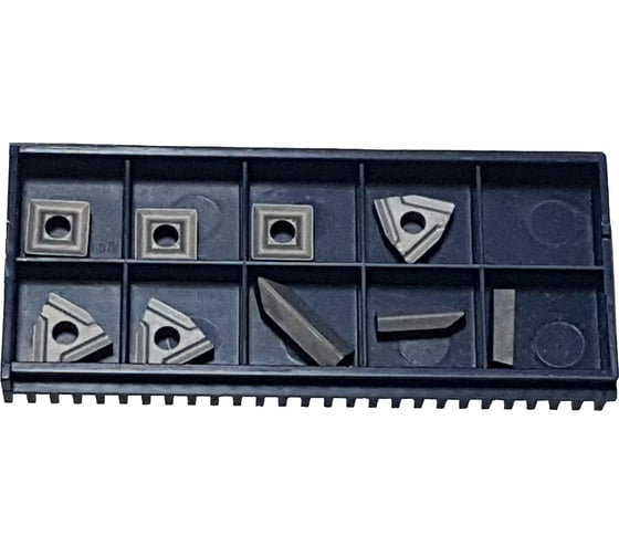Изображение товара Комплект сменных пластин для резцов 12x12 мм, 9 шт ТЕХНОРЕАЛ МА400019010