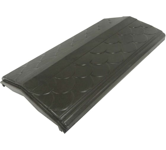 Изображение товара Парапет на забор ООО ТК "Титан" Тетто Элит Чешуя 250 мм, черный 51307ЧЧЭ