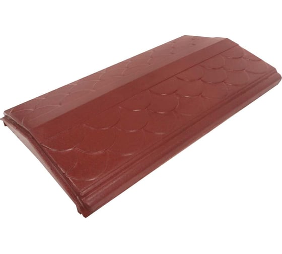 Изображение товара Парапет на забор ООО ТК "Титан" Тетто Элит Чешуя 250 мм, вишня 51307ЧВЭ