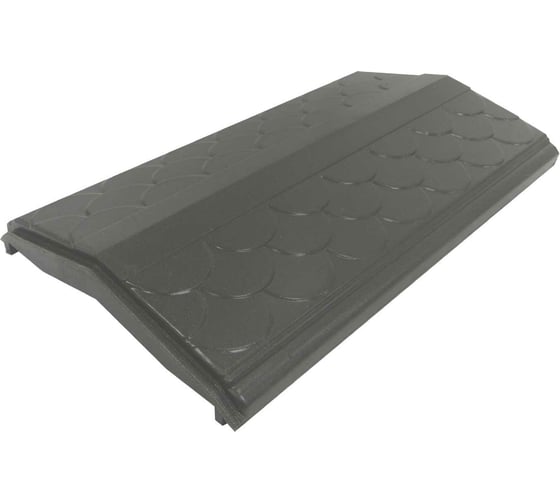 Изображение товара Парапет на забор ООО ТК "Титан" Тетто Элит Чешуя 250 мм, графит 51307ЧГЭ