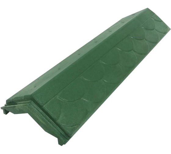 Изображение товара Парапет на забор ООО ТК "Титан" Тетто Элит Чешуя 125 мм, зеленый 51166ЧЗЭ