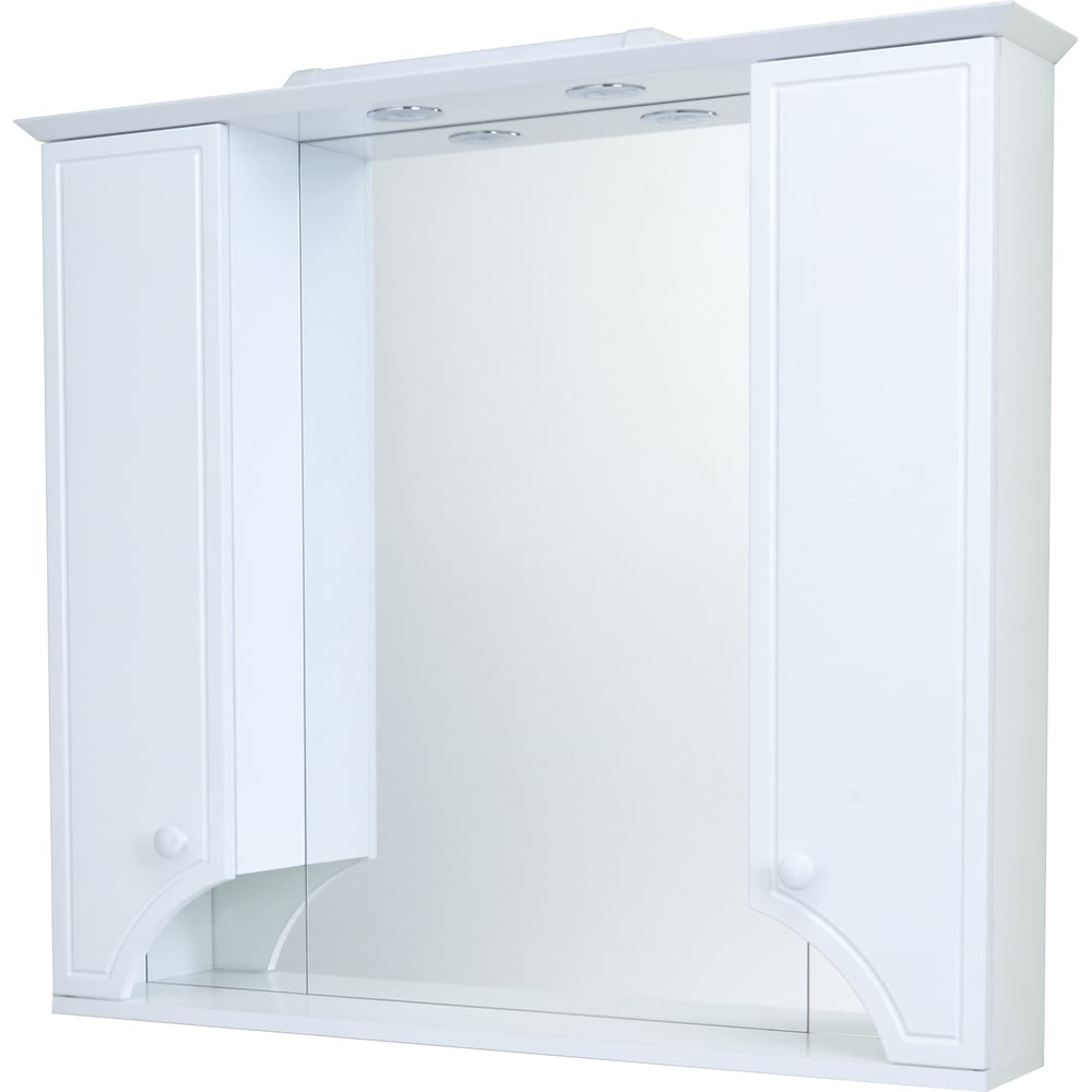 Изображение товара Зеркальный шкаф AQUATON Элен 95 белый с подсветкой и розеткой