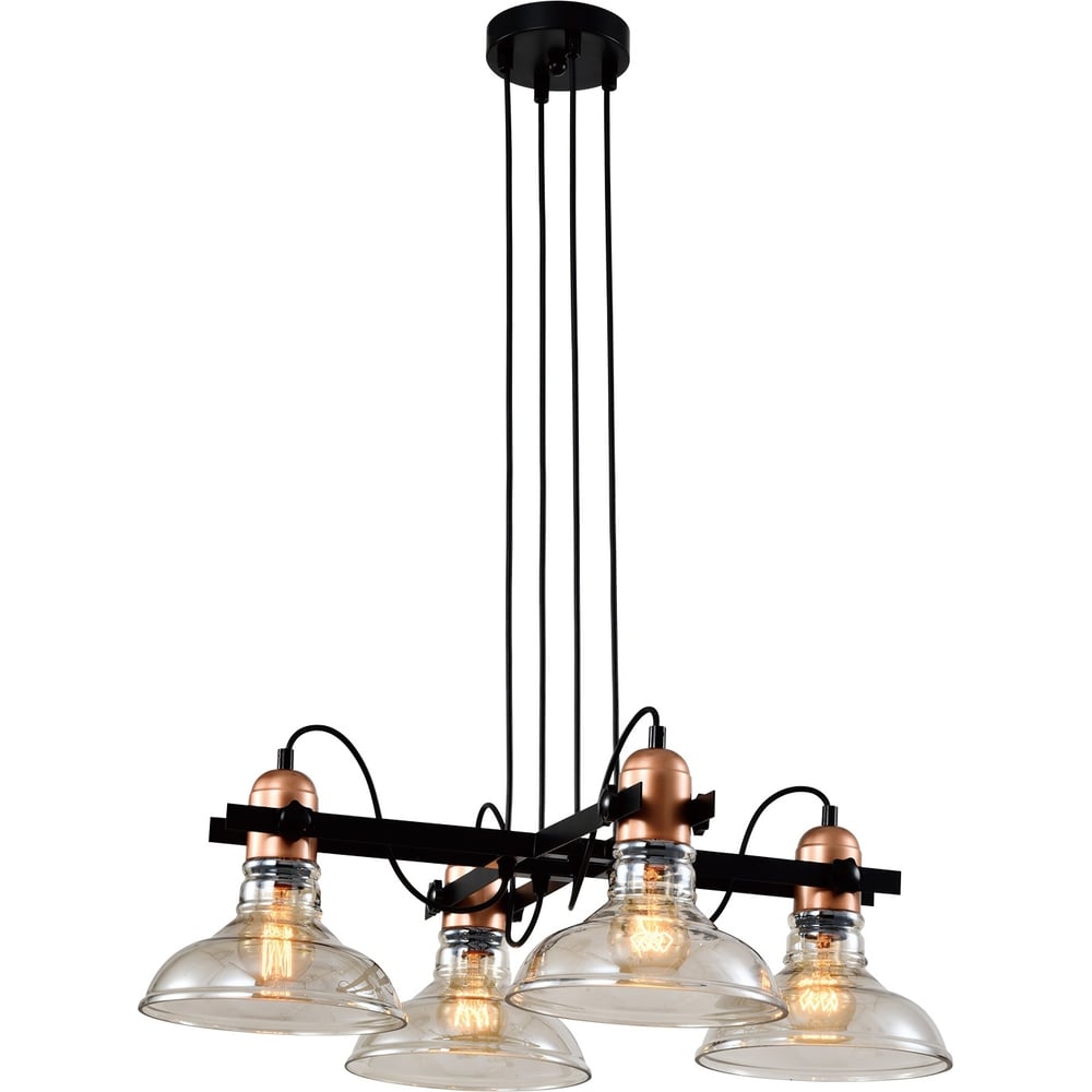 Изображение товара Люстра потолочный Rivoli Leila 4093-304 4хЕ27 40 Вт дизайн, Б0055028