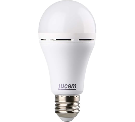 Изображение товара Светодиодная лампа Lucem с аккумулятором LM-EBL 15W 6500K E27 FLEBL152765L