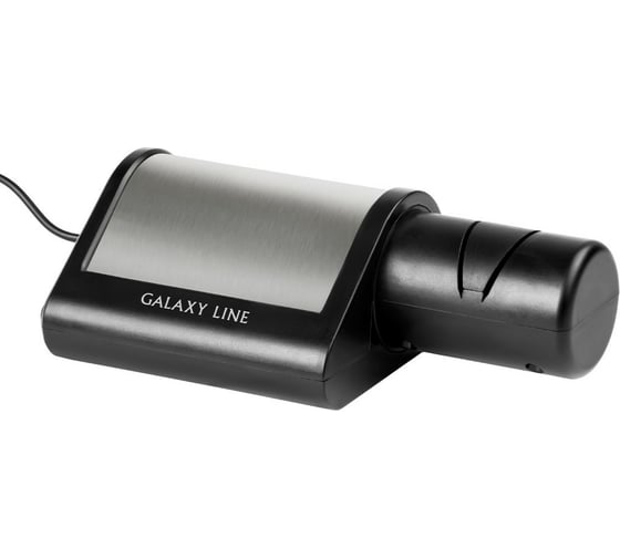 Изображение товара Электрическая точилка для ножей Galaxy LINE GL 2443, черный с серебристым, 18 Вт, для металлич-х, кухонных, керамических, спортивных, складных ножей 7021224430