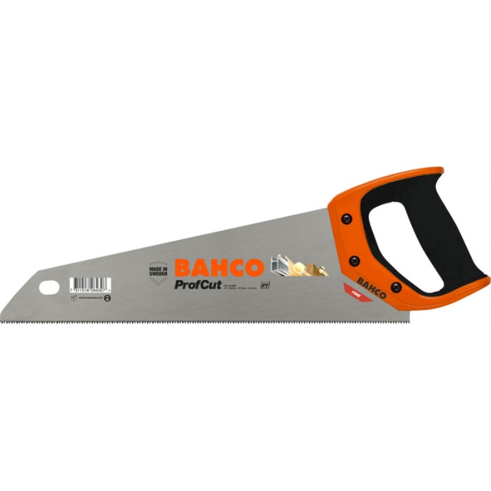 Универсальная ножовка Bahco полотно для мeталла bahco