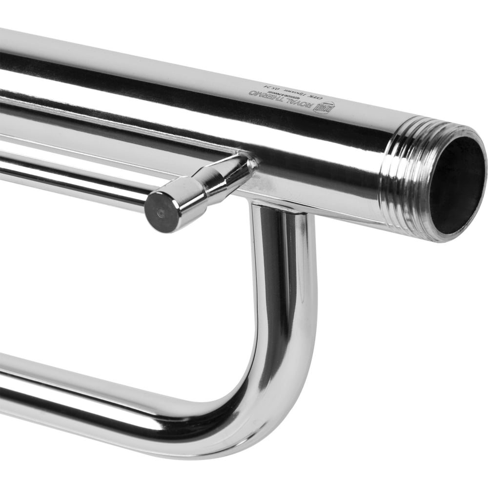 Изображение товара Водяной полотенцесушитель ROYAL THERMO Фокстрот 500x600 с полкой нержавеющая сталь