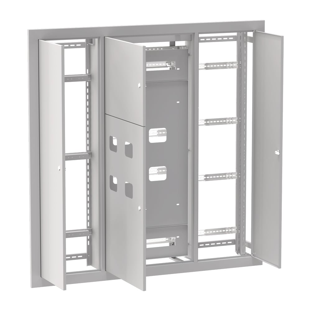 Этажное распределительное встроенное устройство EKF типа УЭРВ 4 кв. Basic 1300x1300x150 uerv-4-1300-1300