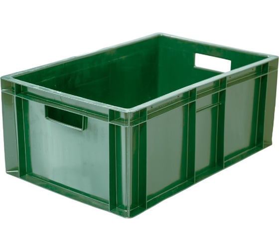 Изображение товара Ящик Тара.ру 600x400x250 сплошной, зеленый 19158