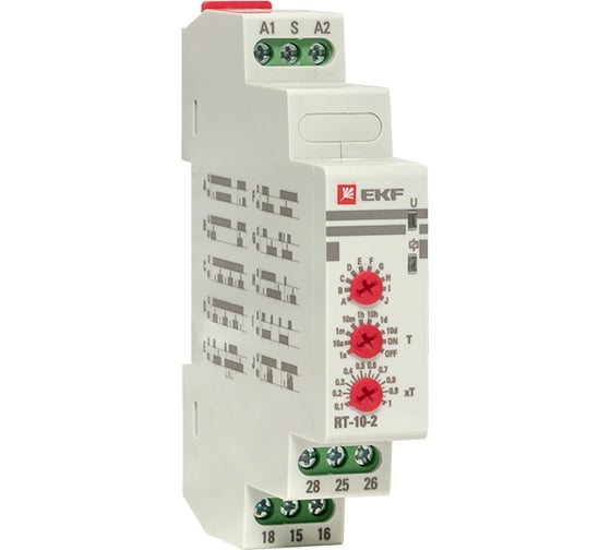 Изображение товара Реле времени EKF (10 устанавл. функц.) PROxima rt-10-2