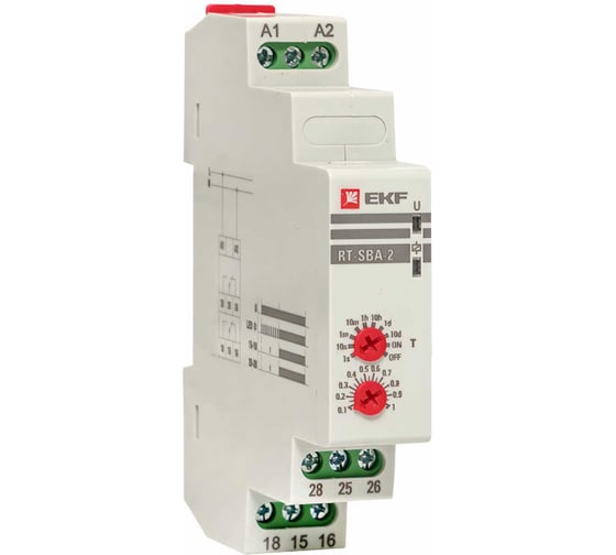 Изображение товара Реле времени EKF RT-SBA-2 (задержка времени включения) PROxima rt-sba-2