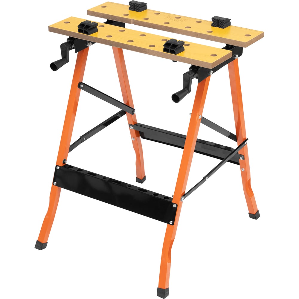 Изображение товара Портативный верстак-тиски SPARTA 605x240x750 мм складной прочный