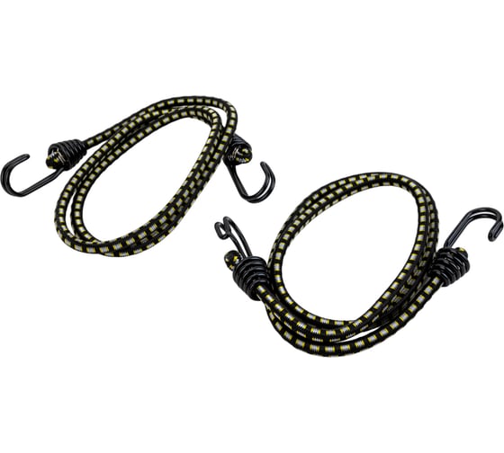 Изображение товара Крепежный шнур STAYER резиновый 100 см c двойным стальным крюком 2 шт 40506-100