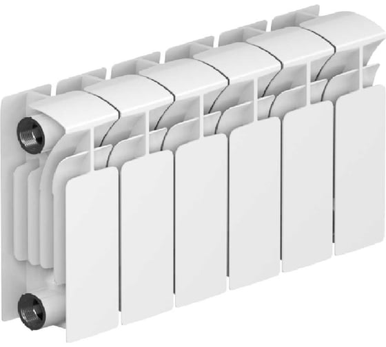 Изображение товара Биметаллический радиатор RIFAR BASE 200 06 секц. бок. R-BA-200-06