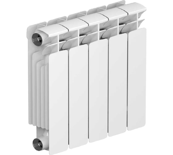 Изображение товара Биметаллический радиатор RIFAR BASE 350 05 секц. бок. R-BA-350-05