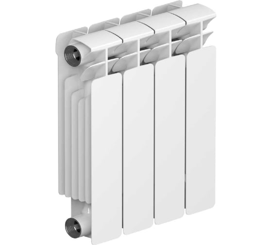 Изображение товара Биметаллический радиатор RIFAR BASE 350 04 секц. бок. R-BA-350-04