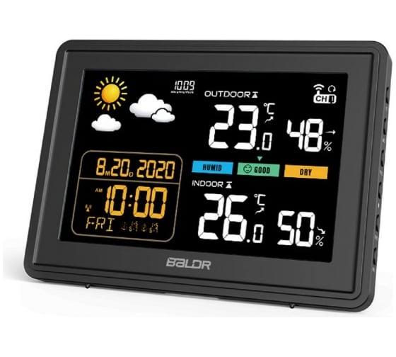 Изображение товара Беспроводная метеостанция BALDR B0359WST2H2R-BLACK
