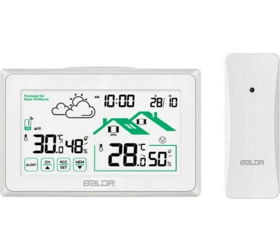 Изображение товара Беспроводная метеостанция BALDR B0340ST2H2R-V8-WHITE