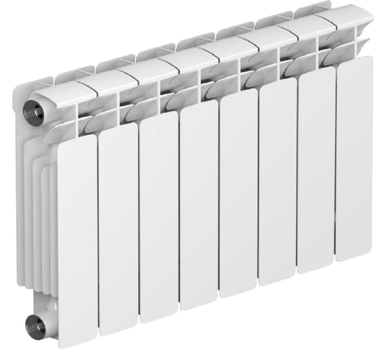 Изображение товара Биметаллический радиатор RIFAR BASE 350 08 секц. бок. R-BA-350-08