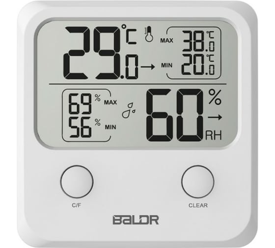Изображение товара Цифровой термогигрометр BALDR B0335TH