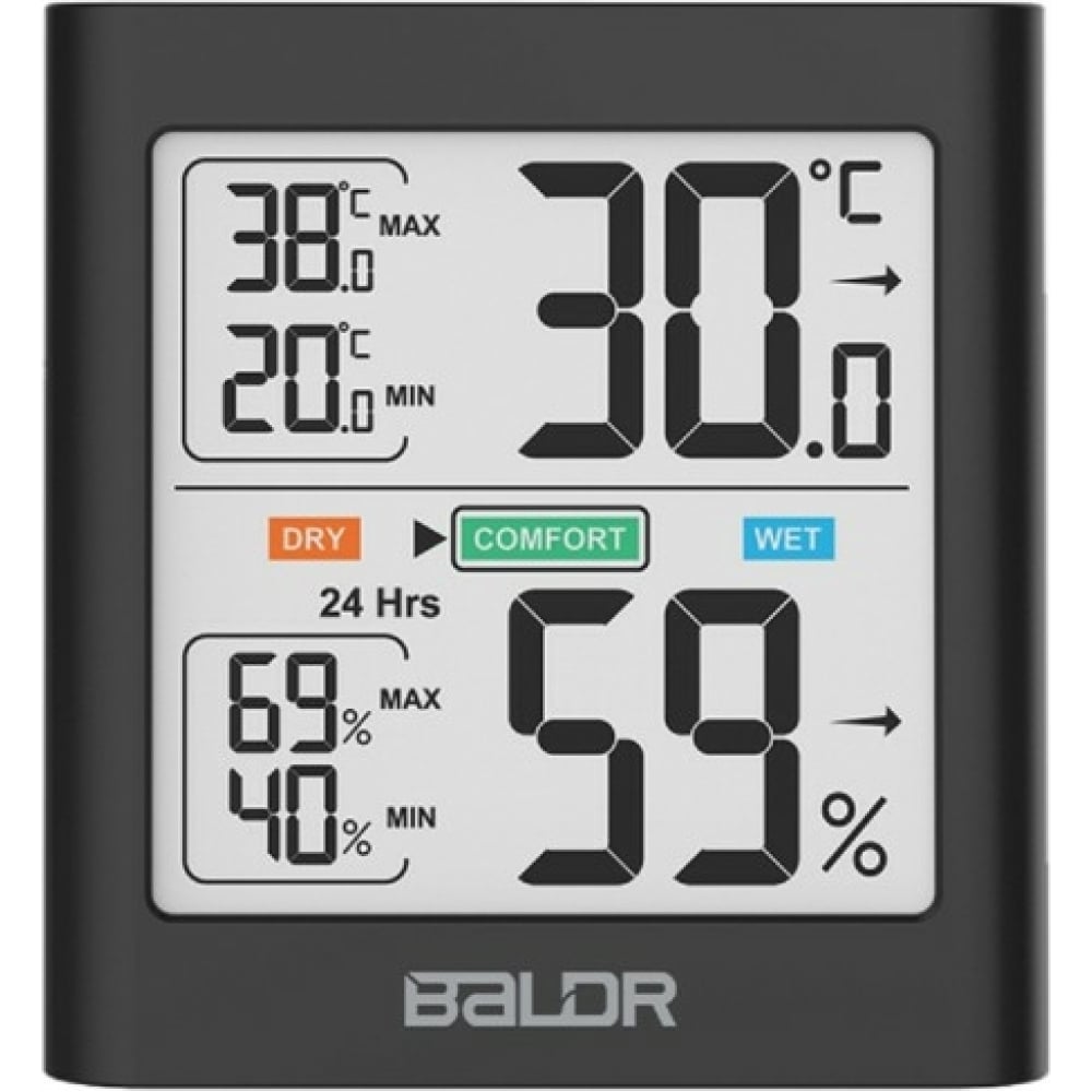 Цифровой термогигрометр BALDR цифровой термогигрометр baldr