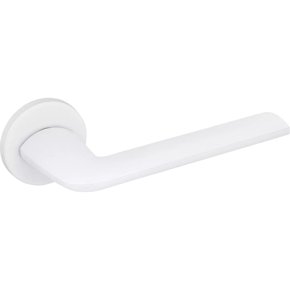 Изображение товара Дверная ручка Palladium Z 111 WP белая круглая с гальваническим покрытием