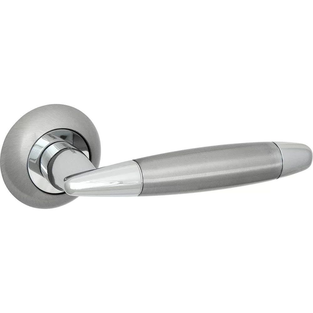 Изображение товара Дверная ручка Palladium Agata SN/CP 00009369 матовый никель хром