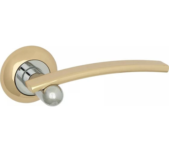 Изображение товара Дверная ручка Palladium Asolo GP/CP 00009389