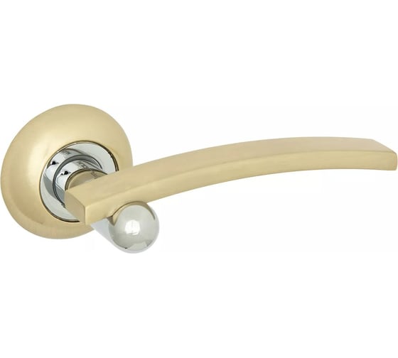 Изображение товара Дверная ручка Palladium Asolo SG/CP 00009388